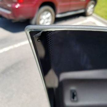 Affordable Window Tint - Less than 3 wks and peeling off... Not good quality film - Car Window Tinting Near Me - Albuquerque, New Mexico