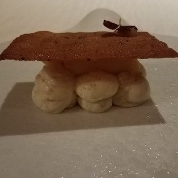 Restaurant H - Madagascar vanilla Mousse, wafer - French Near Me - Paris, 75