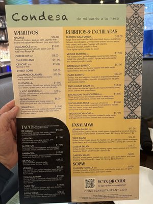 Menu photo 3 Condesa - Sturbridge Sturbridge, MA