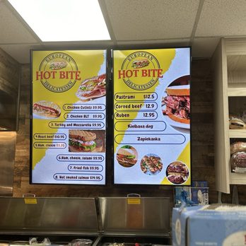 European Hot Bite Delicatessen - Sandwich and Meat Prices - Food Court Near Me - Fairfield, New Jersey