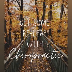 The Wellness Center of Boise - Fall is in the air, that's for sure! The cooler weather can make you a little stiff. Come in for some re-leaf.