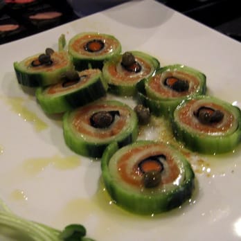 Maneki Sushi - Salmon cucumber roll - Japanese Near Me - Union City, California Maneki Sushi - Salmon cucumber roll - Japanese Near Me - Union City, California