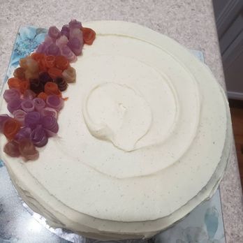MAPA Creations - Carrot cake with a vanilla bean icing. Carrot rosettes on top. - Personal Chefs Near Me MAPA Creations - Carrot cake with a vanilla bean icing. Carrot rosettes on top. - Personal Chefs Near Me