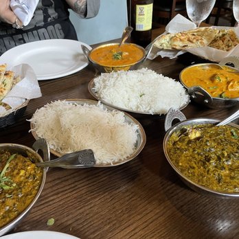 Khaab Indian Kitchen & Bar - Bexley - The full, shareable spread - Indian Near Me - Bexley, Ohio
