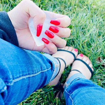 Lovely Nails - Red - Nail Salons Near Me - Prairie Village, Kansas
