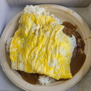 Rainbow Drive-In - Loco moco plate - Hawaiian Near Me - Honolulu, Hawaii
