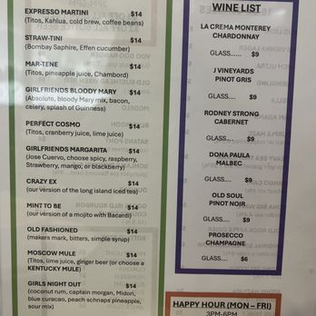Girlfriend's Taphouse - Drink menu - American Near Me - Stafford, Virginia Girlfriend's Taphouse - Drink menu - American Near Me - Stafford, Virginia