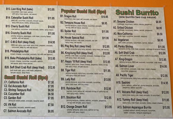 Menu photo 5 Yummy Sushi Burrito Stockton, CA Menu photo 5 Yummy Sushi Burrito Stockton, CA