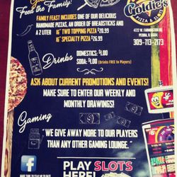 Goldies Pizza and Slots - Family feast & slot machines