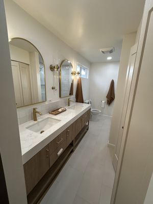 Bathroom Remodel - Create your dream bathroom with our custom design services. From layout planning to fixture selection, we ensure every detail fits your style and needs. We handle everything from plumbing upgrades to tile installation, delivering a fresh and modern look. Upgrade your bathroom fixtures with our professional installation services. From faucets to showerheads, we install high-quality fixtures that combine style and functionality seamlessly. Bathroom Remodel - Create your dream bathroom with our custom design services. From layout planning to fixture selection, we ensure every detail fits your style and needs. We handle everything from plumbing upgrades to tile installation, delivering a fresh and modern look. Upgrade your bathroom fixtures with our professional installation services. From faucets to showerheads, we install high-quality fixtures that combine style and functionality seamlessly.