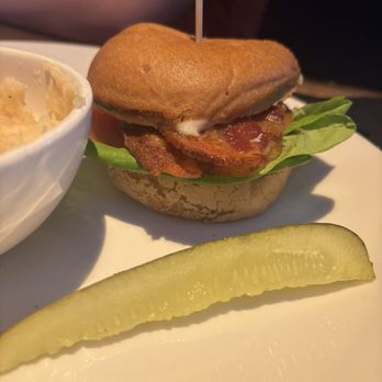 Yard House - Ultimate BLT- gluten free bun and substitute mash potatoes for my Celiac kid, had no reaction, so we were very happy - Bars Near Me - Moorestown, New Jersey