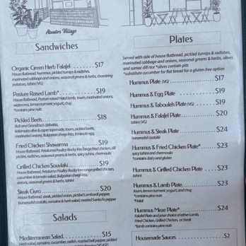 Dune - Menu 10/3/25 - Falafel Near Me - Los Angeles, California Dune - Menu 10/3/25 - Falafel Near Me - Los Angeles, California