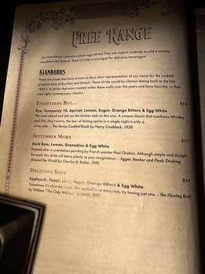 Menu photo 7 Bourbon & Branch San Francisco, CA Menu photo 7 Bourbon & Branch San Francisco, CA