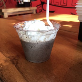 Fukuryu Ramen - Black Bean Terra Cotta with coconut whipped cream - Ramen Near Me - Upper Arlington, Ohio