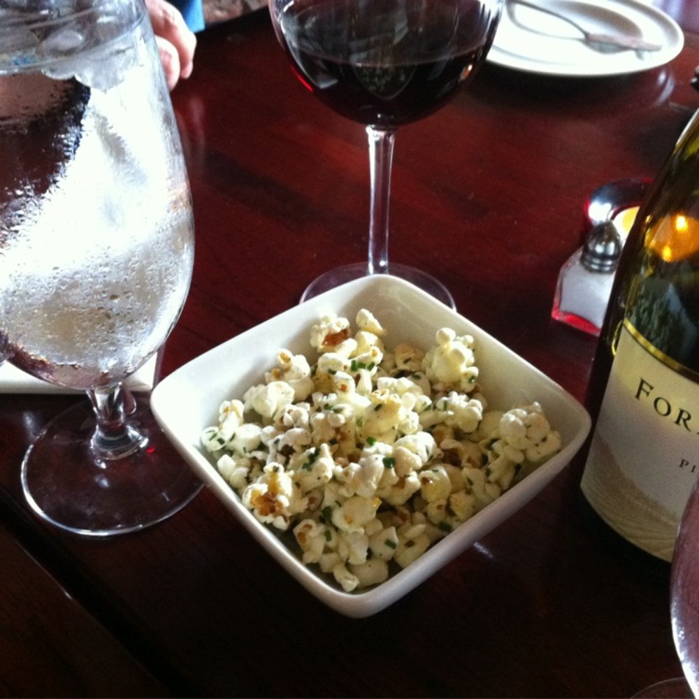 Maize Restaurant - Complimentary seasoned fresh yummy popcorn - New American Near Me - Perkasie, Pennsylvania