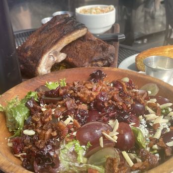 Leftcraft - Larger platter for 6#B.Q.ribs & grape greens salad bacon balsamic blue cheese. - Gastropubs Near Me - Edmonds, Washington