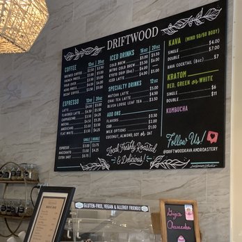 Driftwood Kava and Roastery - Menu - Coffee & Tea Near Me - Seminole, Florida Driftwood Kava and Roastery - Menu - Coffee & Tea Near Me - Seminole, Florida