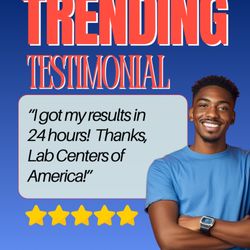 Lab Centers of America - Fast, reliable, and confidential lab testing.

 Call us Today!