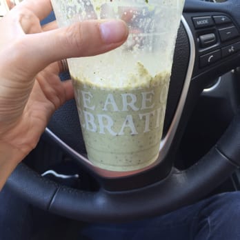 Cafe Gratitude - I AM COOL shake to go!! - Vegan Near Me - Venice, California