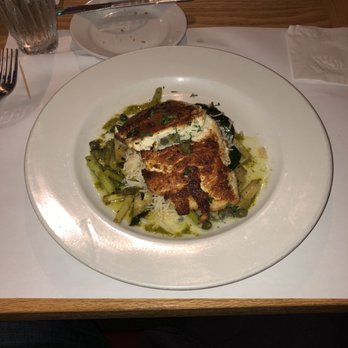 The Wharf - Fabulous special! And fried Alaska halibut and zucchini with asparagus risotto - Seafood Near Me - Fort Bragg, California The Wharf - Fabulous special! And fried Alaska halibut and zucchini with asparagus risotto - Seafood Near Me - Fort Bragg, California