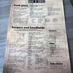 the menu the menu