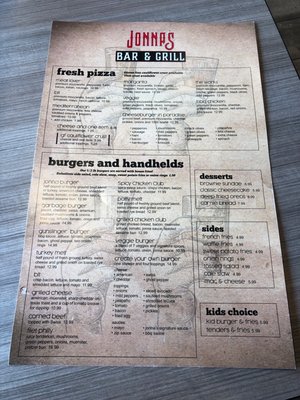 Menu photo 5 Jonnas Bar & Grill New Hudson, MI Menu photo 5 Jonnas Bar & Grill New Hudson, MI
