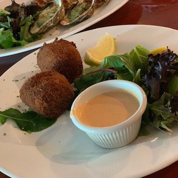 Captain Jake's - Crab cake appetizers - the sauce is amazing - Seafood Near Me - Newburgh, New York Captain Jake's - Crab cake appetizers - the sauce is amazing - Seafood Near Me - Newburgh, New York