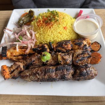 Levant Mediterranean Grill - Chicken, Steak and Kofta. Grilled Veggies and rice. - Mediterranean Near Me - Tupelo, Mississippi
