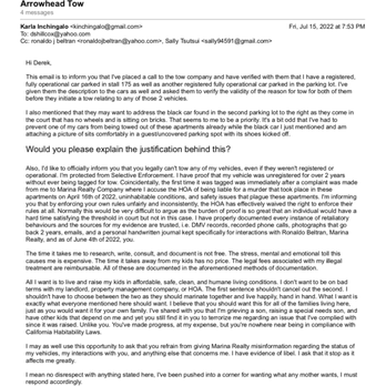 Marina Realty - The HOA Pres and Marina Realty bounce me back and forth. Marina says call HOA and HOA says to call my landlord. But they're both Retaliating - Property Management Near Me - Vallejo, California Marina Realty - The HOA Pres and Marina Realty bounce me back and forth. Marina says call HOA and HOA says to call my landlord. But they're both Retaliating - Property Management Near Me - Vallejo, California