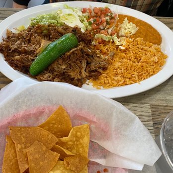 Taqueria Roberto - My friends plate. He finished the whole thing! - Mexican Near Me - Rocklin, California