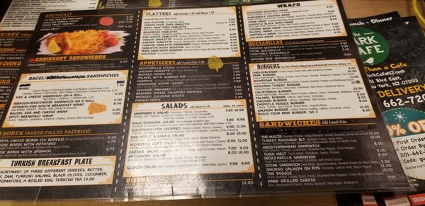 Menu photo 6 Park Cafe + Restaurant West New York, NJ Menu photo 6 Park Cafe + Restaurant West New York, NJ