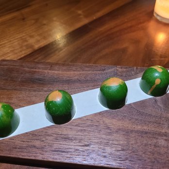 Spring - Dark chocolate caramel bon bon - New American Near Me - Marietta, Georgia