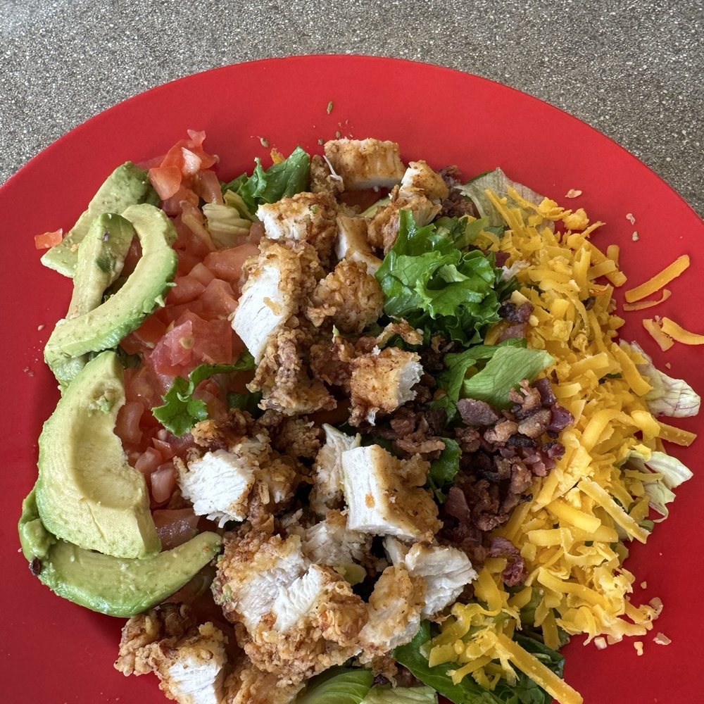 Just a Bite - Crispy Chicken Salad - Steakhouses Near Me - Seminole, Texas Just a Bite - Crispy Chicken Salad - Steakhouses Near Me - Seminole, Texas