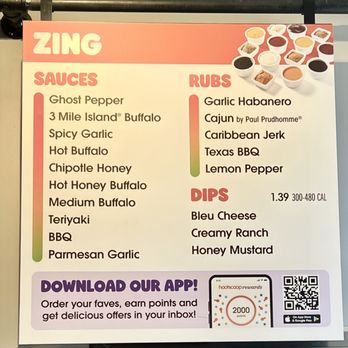 Hoots Wings by Hooters - Sauces/Dips - Chicken Wings Near Me - Pasadena, California Hoots Wings by Hooters - Sauces/Dips - Chicken Wings Near Me - Pasadena, California