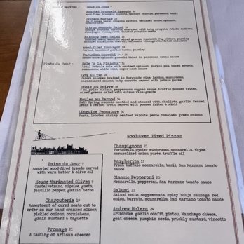 La Bicyclette - Menu - French Near Me - Carmel, California