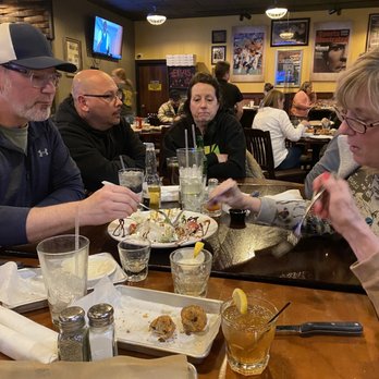 Wild Boar Tavern - Everyone trying the Blue Cheese Wedge Salad - Italian Near Me - Knoxville, Tennessee