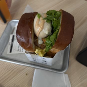 Shokupan Bakehouse - Pork belly Shokupon egg sandwich - Bakeries Near Me - Orlando, Florida