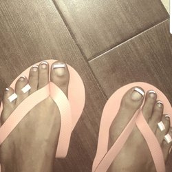 Beverlys Nails and Spa - French tips all fresh lined with red!