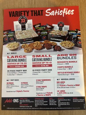 Menu photo 2 Jimmy John's Braselton, GA
