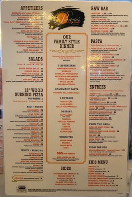 Menu photo 6 Patrizia's Fort Lauderdale, FL