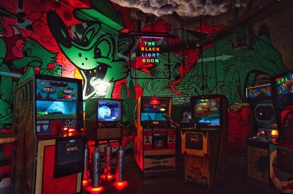 Photo of Can Can Wonderland - Saint Paul, MN, US. Black Light Neon Room at Can Can Wonderland