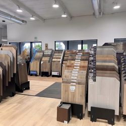 Refined Carpets - This is a small glimpse at our very large hard surface flooring section. We have hardwood, laminate, luxury vinyl, wateproof options & more