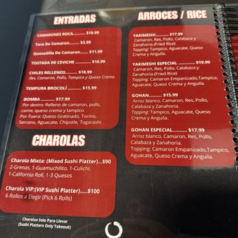 Culiacan Roll - Menu- Appetizer, Rice dishes and large dishes - Sushi Bars Near Me - Norwalk, California