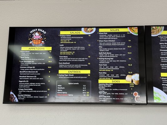 Menu photo 5 Holy Khao Garland, TX