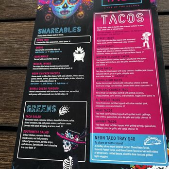 Neon Taco - Food menu - Tacos Near Me - Lake Ozark, Missouri Neon Taco - Food menu - Tacos Near Me - Lake Ozark, Missouri