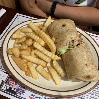 Grubsteakers Restaurant - Turkey wrap with soup and fries - Breakfast & Brunch Near Me - Rochelle, Illinois Grubsteakers Restaurant - Turkey wrap with soup and fries - Breakfast & Brunch Near Me - Rochelle, Illinois