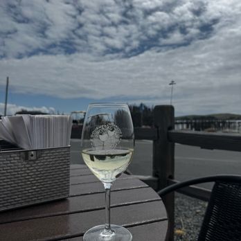 Gourmet Au Bay - Glass of White Wine - Wine Bars Near Me - Bodega Bay, California Gourmet Au Bay - Glass of White Wine - Wine Bars Near Me - Bodega Bay, California