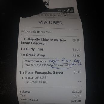Julia's Coffee Shop - The note says "Next time pay for it". - Juice Bars & Smoothies Near Me - Bronx, New York Julia's Coffee Shop - The note says "Next time pay for it". - Juice Bars & Smoothies Near Me - Bronx, New York