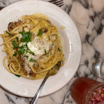 Gersi - Bucatini carbonara - Italian Near Me - Richmond, Virginia