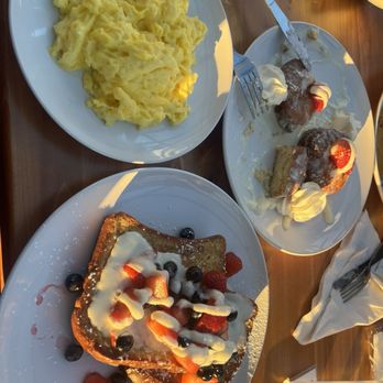 Home Sweet Home Cafe & Brunch - Honey Jack French Toast w/ Eggs - Breakfast & Brunch Near Me - Baltimore, Maryland